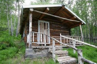 Various architectural photographs from Dawson, City, Yukon.