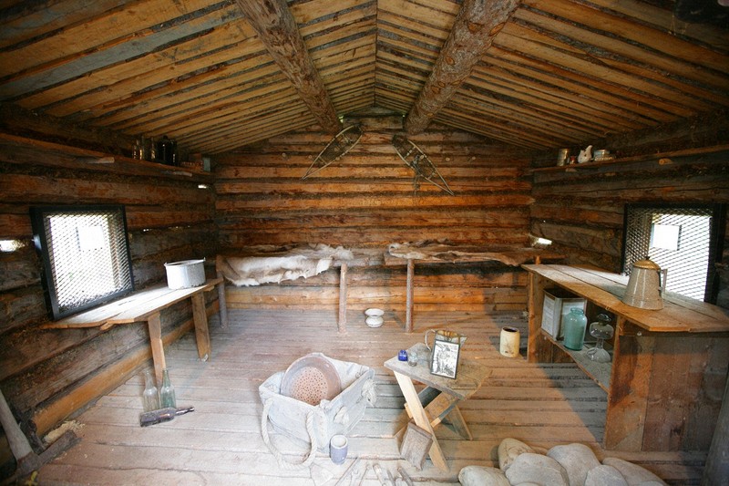 Various architectural photographs from Dawson, City, Yukon.