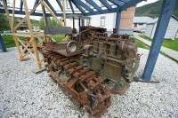 A really old track vehicle.