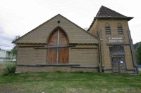 Various architectural photographs from Dawson, City, Yukon.