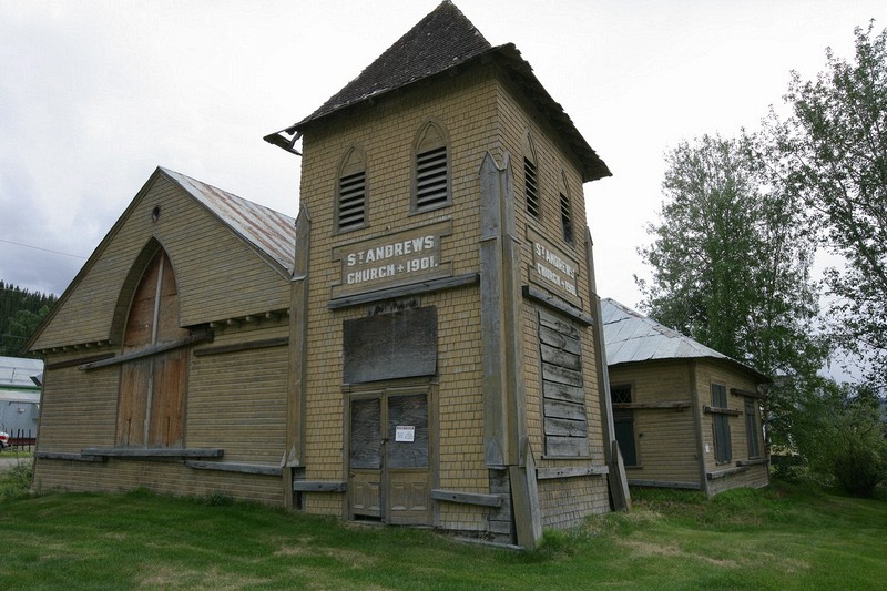 Various architectural photographs from Dawson, City, Yukon.