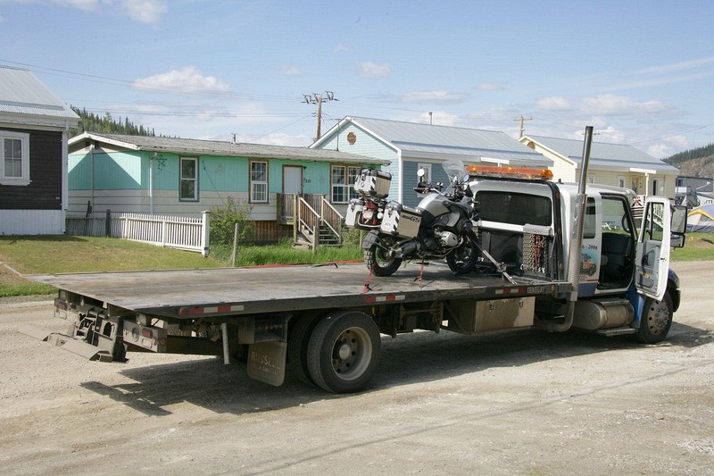 Here we are at 4PM loaded and ready for the 510 miles to Anchorage.
