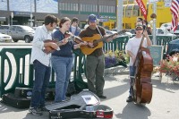 There were quite a few bands.  This one was bluegrass.  Another stage had urban, country and rock bands throughout the day.