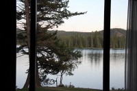 From our room at the Fairmont Jasper Park Lodge.