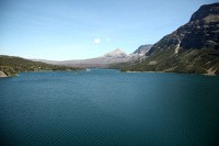 Saint Mary Lake at the east end of The Going to the Sun Road.