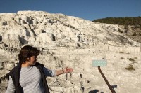 At Mammoth Hot Springs at the north end of Yellowstone National Park.