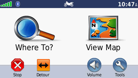 Main screen