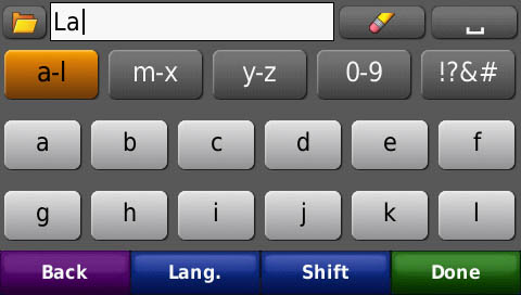 Zumo 660 alpha input